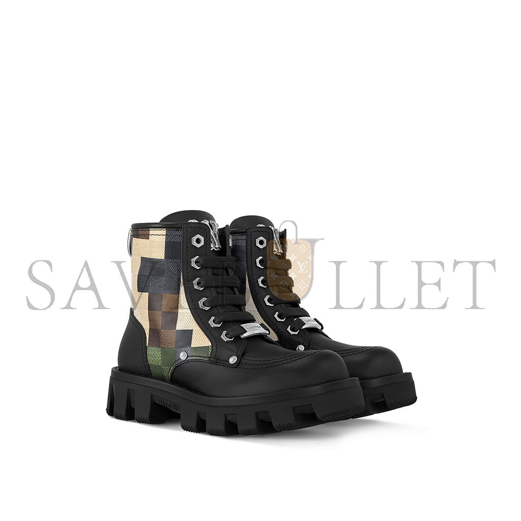 LOUIS VUITTON LV CHECKER COMBAT BOOT 1ACNEX